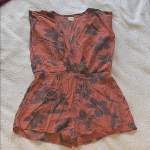 O’NEILL ROMPER • FLORAL • BURNT ORANGE • GREY